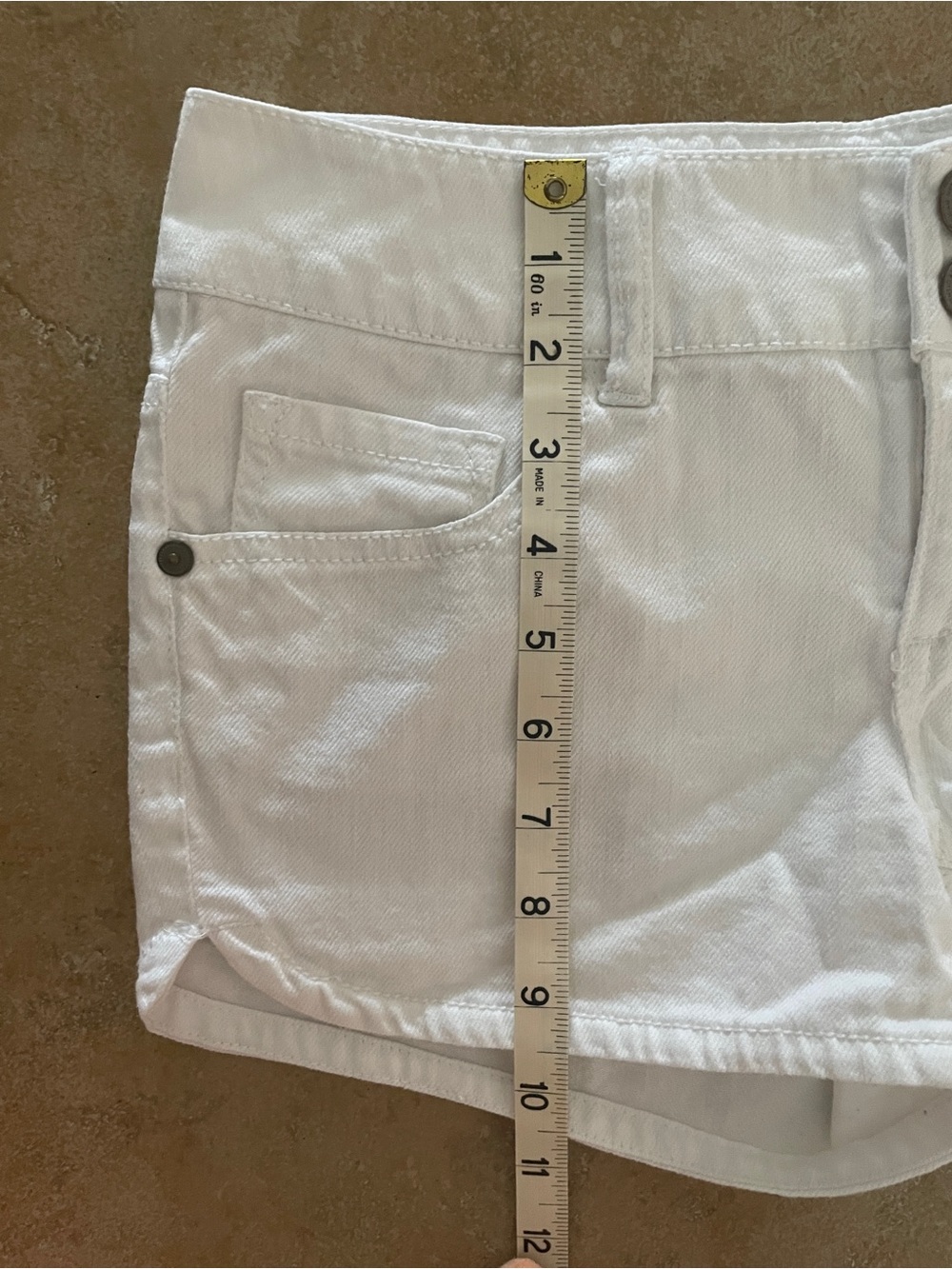 SO White Low Rise Jean Shorts Bundle of Two Size 3 - Picture 8 of 10